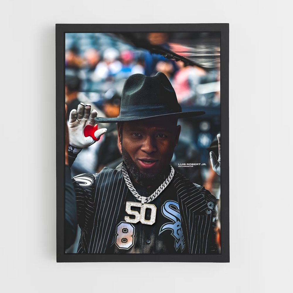 Poster Luis de robert – affiche Baseball (vue 2)